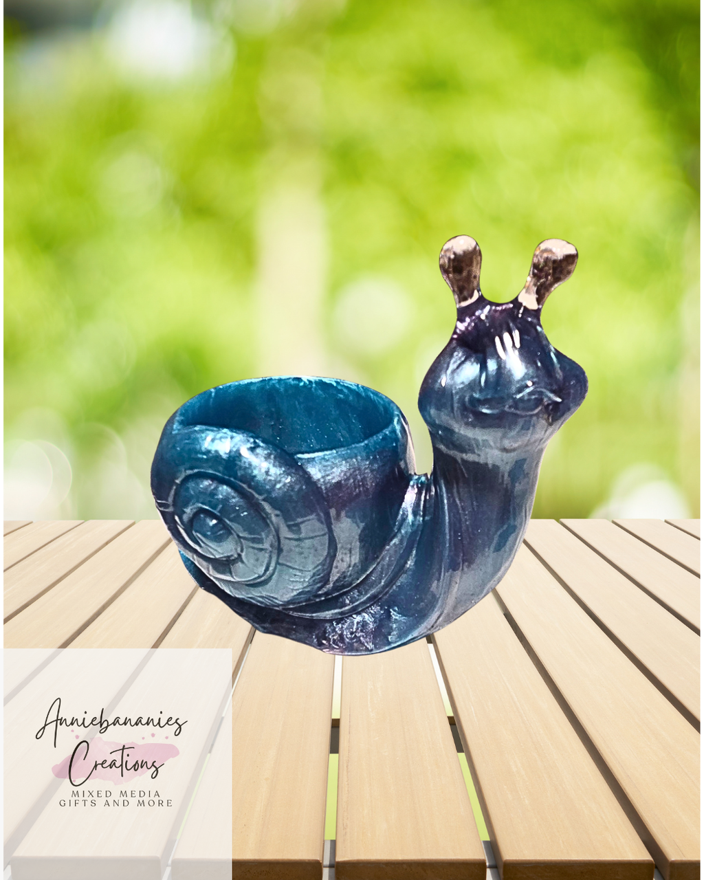 Snail Succulent Planter