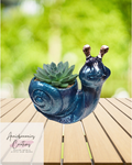 Snail Succulent Planter